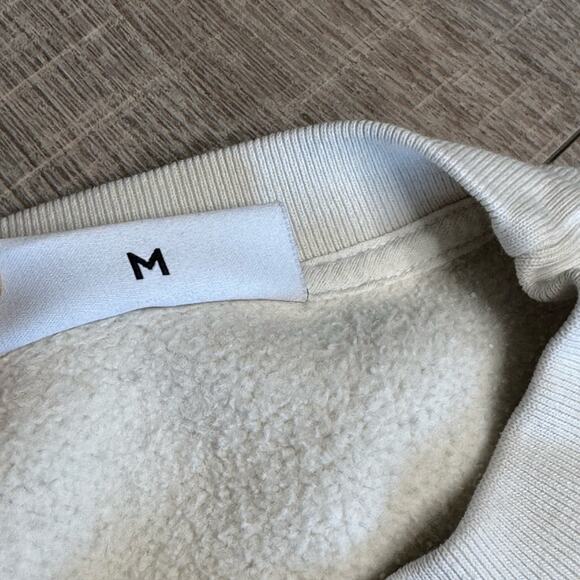 CHERRY LOS ANGELES x 818 TEQUILA Cream Crewneck Sweatshirt with Teal Print - Picture 4 of 11